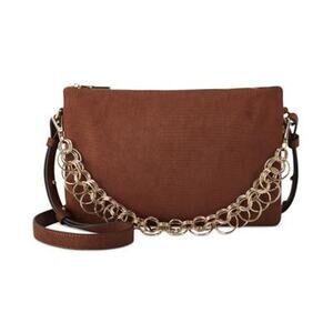 I.N.C. International Concepts Frankiee Liz Crossbody Caramel Lizard
